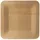 Papstar Bambus-Teller eckig 10 St. Beige