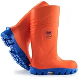 Steplite XCI S5 Robuste Sicherheitsstiefel für Herren und Damen, Sicherheitskappe und Sicherheitssohle, metallfrei, Arbeitsstiefel zum Angeln, rutschfest, Winterstiefel isolierend, Orange, EU 40