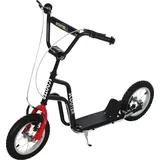 Homcom Kinderroller 12" schwarz