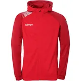 Kempa Ambition 28 Kapuzen-Trainingsjacke Kinder rot/chilirot 164
