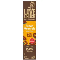 Lovechock Zartbitterschokolade Pecan & Maca bio