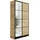 kier furniture Drehtürenschrank Eden v2 105 x 205 x 39 cm Craft Eiche