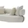 Sofa.de Megasofa Flachgewebe 3-Sitzer Weiß