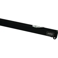 Schöner Wohnen Aluminium-Vorhangschienenset Emilia 1-läufig 160 cm Schwarz-Matt