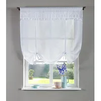 Home Affaire Bindegardine LISA, Stangendurchzug (1 St), transparent, transparent,