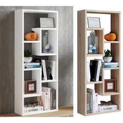 VCM Holz Aufbewahrung    Bücherregal   Maße H. 92 x B. 36 x T. 15 cm   Medienregal   schicker Blickfang Raumteiler   Standregal - Vilo