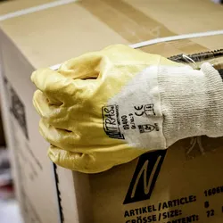 Arbeitshandschuhe | 12 Paar Nitras Nitrilhandschuhe | Gr. 10