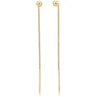 Elli Ohrhänger Geo Kugel gold 925 Sterling Silber onesize