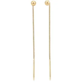 Elli Ohrhänger Geo Kugel gold 925 Sterling Silber onesize