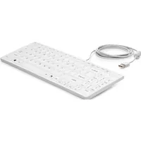 HP USB Keyboard and Mouse US Tastatur, Weiss