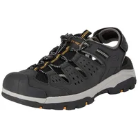 SKECHERS Herren Tresmen Menard Sandalen Schwarzes Synthetik-Mesh, 42