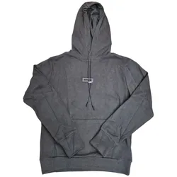 Sixth June Herren Hoodie mit Kapuze Freizeit-Pullover Baumwoll-Pullover 22640 Grau - M
