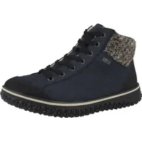 Rieker Damen Low-Top Sneaker Z4243, Frauen Halbschuhe, wasserabweisend, riekerTEX,schnürschuhe,schnürer,Sportschuhe,blau Kombi (14),36 EU / 3.5 UK