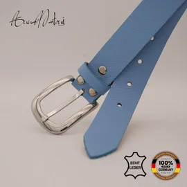 AnnaMatoni Damengürtel Leder blau 115