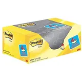 Post-it 653Y-20 Haftnotiz Notes Promotion, 38 x 51 mm, 20 Blöcke, 100 Blatt, gelb