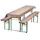 nyvi Bierbankauflagen Set 240 x 70 cm beige 3-tlg.