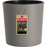 Kadax Blumentopf mit Holzspänen, eleganterübertopf mit Einlage, Topf, Gartenschale, Blumenkübel, Blu -