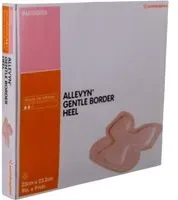 ALLEVYN GENTLE BORDER HEEL - Pansement hydrocellulaire absorption importante 23 x 23,2 cm Pansement(S)