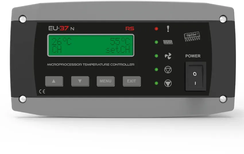 TECH Temperaturregler | EU-37n RS H | für Systeme mit Kolbenbeschickung