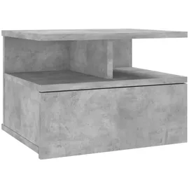 vidaXL Hängende Nachttische 2 Stk. Betongrau 40x31x27cm Holzwerkstoff