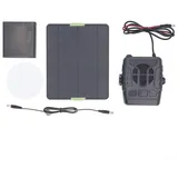 20 W Solarpanel-Set, tragbare Outdoor-Heizung, Solarpanel-Heizung, Windrad für Camping, Haustierhausheizung, Auto, Wohnmobil, Boot