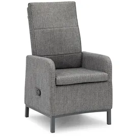 BEST Freizeitmöbel BEST Riga – Relaxsessel mit Fußhocker Anthrazit