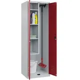 Californian Products Classic Plus Mehrzweckschrank 60 x 185 x 50 cm Rot/Grau