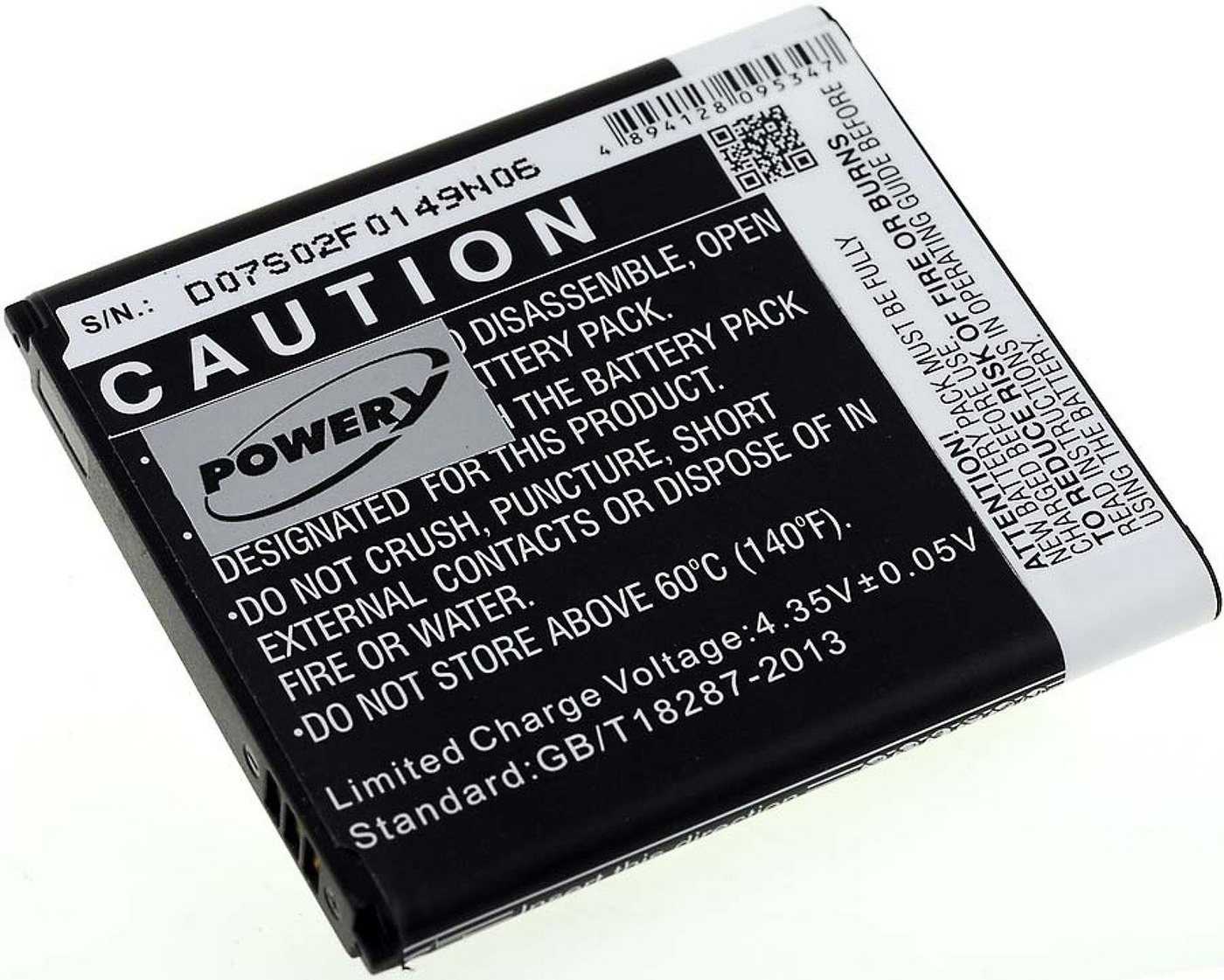 Powery Akku für Samsung SM-G355 Smartphone-Akku 2000 mAh (3.8 V) schwarz