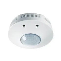 Esylux EP10427664 Decken-Präsenzmelder 360° Unterputz, KNX-Bus, Temperaturmessung, relative Luftfeuchtemessung, Messung der VOCs, Reichweite ca. Ø