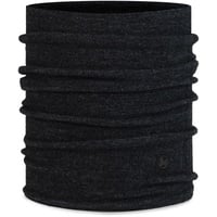 Buff Merino Fleece Nackenwärmer - Solid Black - One Size