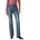 Flared Jeans in mittelblauer Waschung-W25 L30