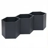 MCW Hochbeet P64-3S 264 x 77 x 100 cm Anthrazit