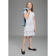Bruno Banani Jerseykleid in weiß gemustert, | Gr.: 140/146