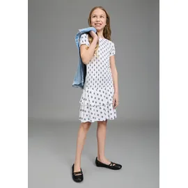 Bruno Banani Jerseykleid in weiß gemustert, | Gr.: 140/146