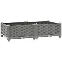 vidaXL Hochbeet 80x40x23 cm Polypropylen