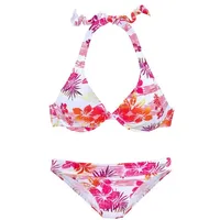 VENICE BEACH Bügel-Bikini Damen Weiß/Bedruckt 38 Cup D