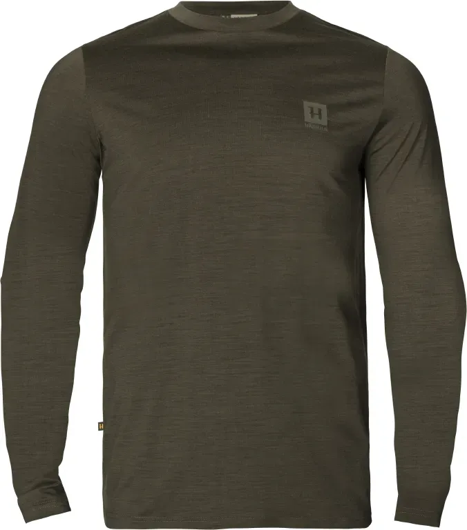 Härkila Herren Base All Season Langarmshirt - XXL - shadow brown