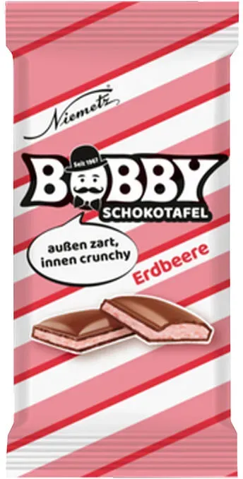 2 x Bobby Schokotafel Erdbeer