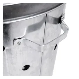 INDA-EXCLUSIV XL Feuertonne verzinkt 75L Verbrennungtonne