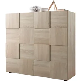 Home Affaire Highboard 121 x 111 cm Braun / Beige