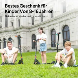 RCB Elektroroller für Kinder 12-16km Reichweite, Einstellbare Geschwindigkeit und Höhe, Faltbarer Elektroroller für Kinder, und Jugendliche - bis zu 20 Km/h, Max. 16Km, Faltbar Geschenk Kinder