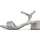 TAMARIS Blockabsatz-Sandaletten Damen Silber 40