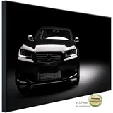 Papermoon Infrarotheizung Schwarzes Auto im Rampenlicht, sehr angenehme Strahlungswärme bunt