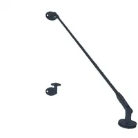 Glaszentrum Hagen STB 180x90 cm Glasvordach inkl. Halter Ral7016