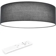 Navaris Deckenleuchte grau, LED, Ø 40 cm, 22 Watt / 970 Lumen, warm- bis kaltweiß