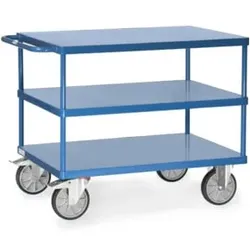 Fetra Tischwagen 2422B - Stahlblech-Plattformen bündig