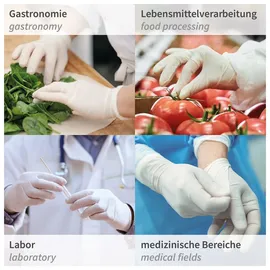 Dönges Latex-Einmalhandschuh, XL, puderfrei
