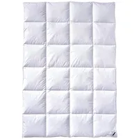 Billerbeck Daunendecke Martina® - 135 x 200 cm Decke - Ganzjahresdecke - allergikergeeignet – 90% Gänsedaunen, 10% Gänsefedern - weiß