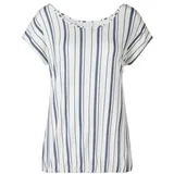 Beachtime Kurzarmshirt Damen blau-gestreift Gr.32/34