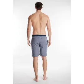 Tom Tailor Bermudas TOM TAILOR "Dakota", Herren, Gr. 56 (XXL), N-Gr, blau (blau, mittel, karo), Popeline, Obermaterial: 100% Baumwolle, kariert, bequem kurz, Hosen Bermudas, Bindeband, Seitentaschen, locker, bequem, atmungsaktiv